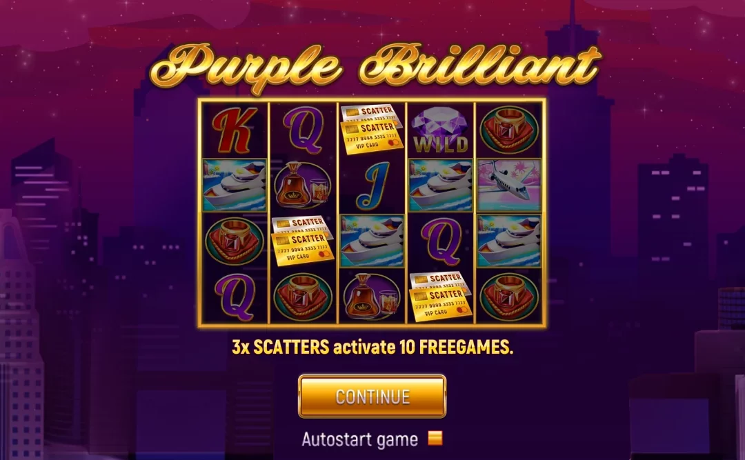 Purple Brilliant Slot Game
