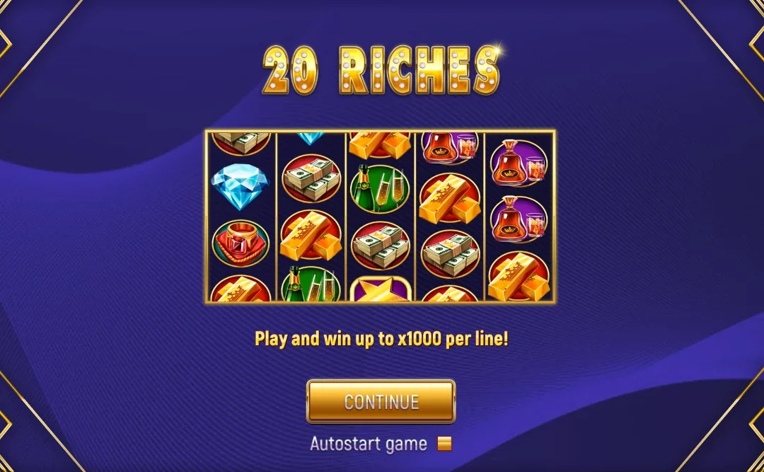 20 Riches Slot Game