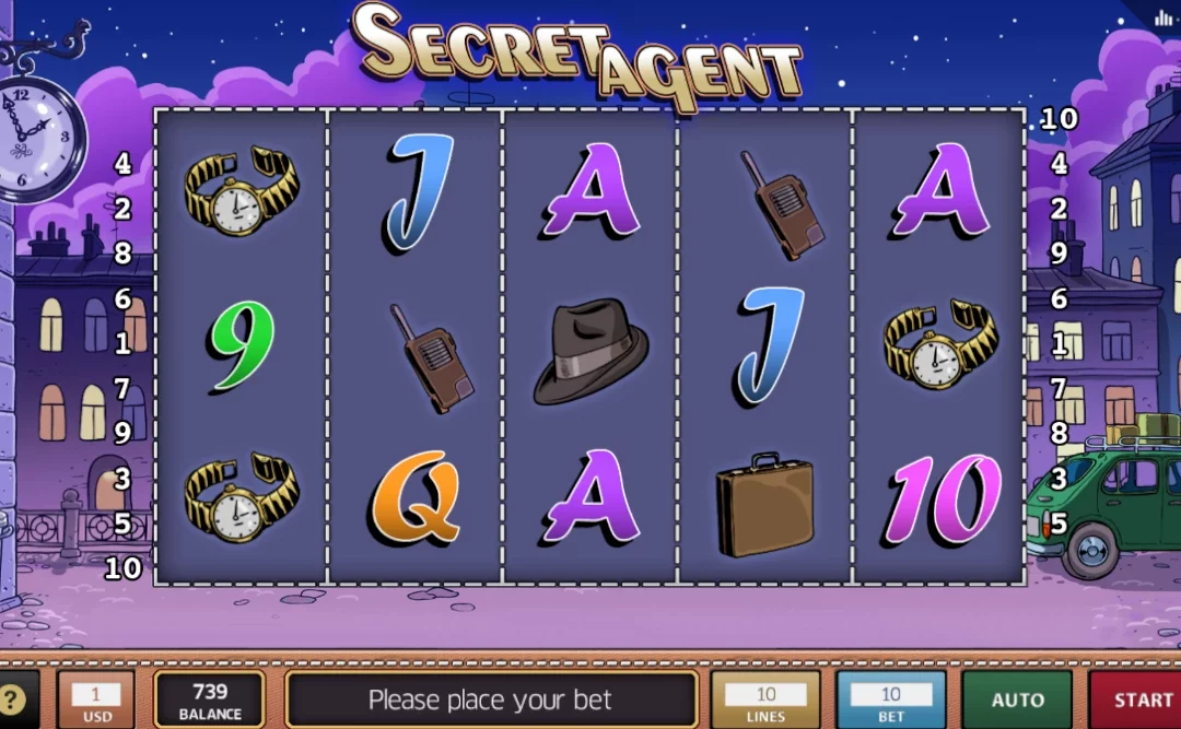 Secret Agent Slot Game