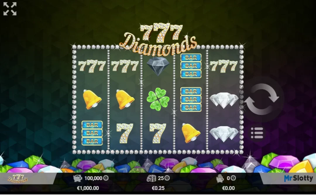 777 Diamonds Slot from Mr. Slotty