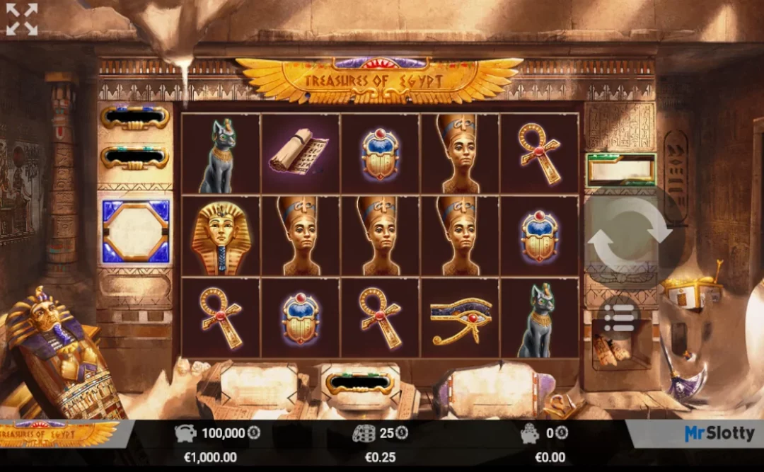 Treasures of Egypt Slot Game