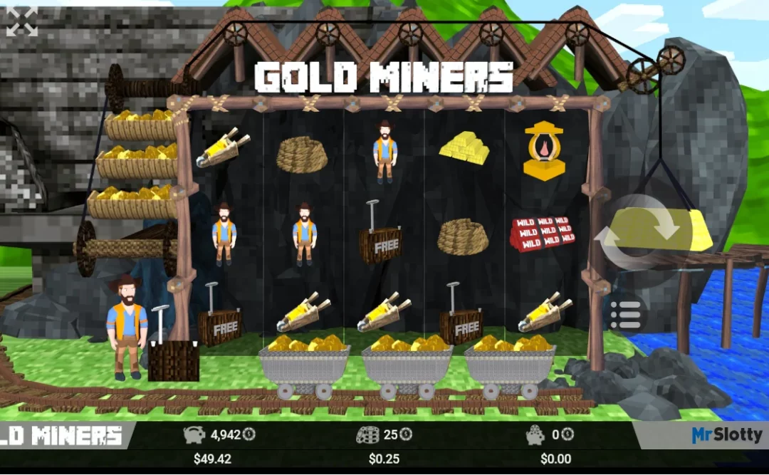 Gold Miners Slot Game