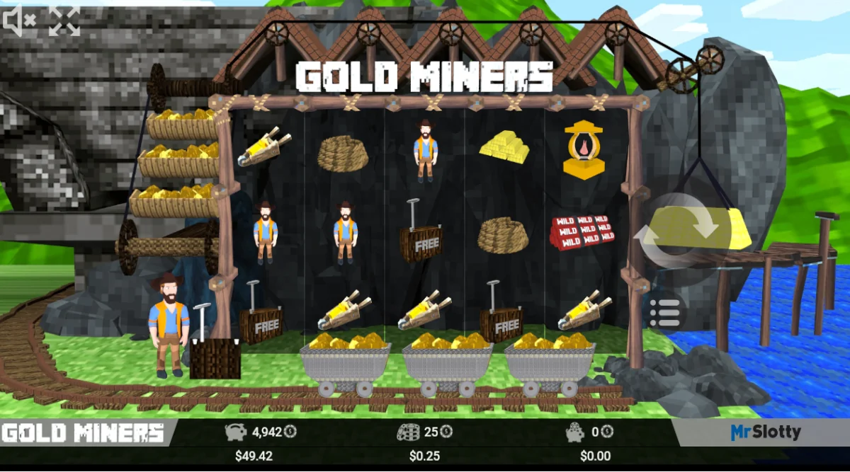 Gold Miners Slot Game