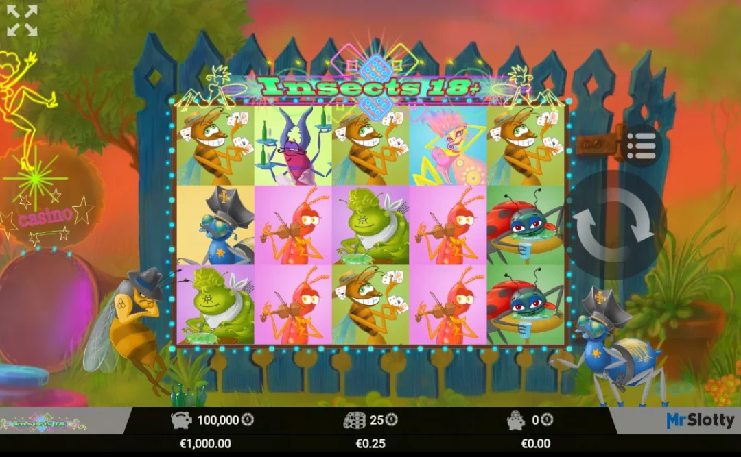 Insects 18+ Slot Game