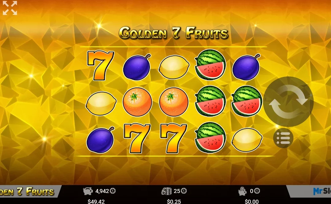 Golden 7 Fruits Slot Game
