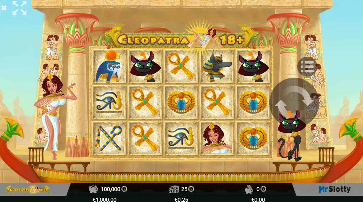 Cleopatra 18+ Slot Game