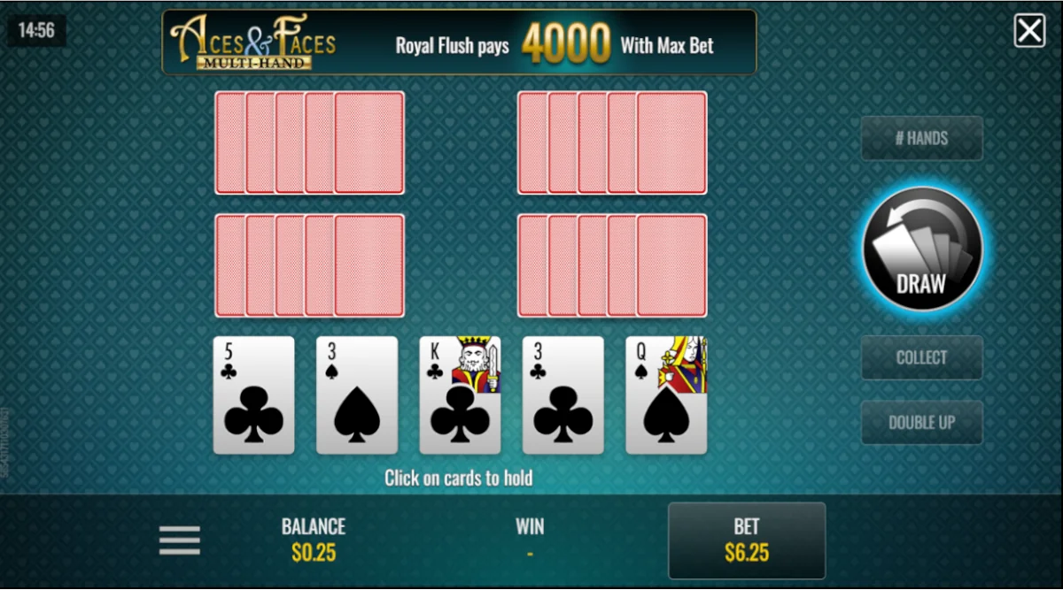 Aces and Faces Multi-Hand from Rival Gaming
