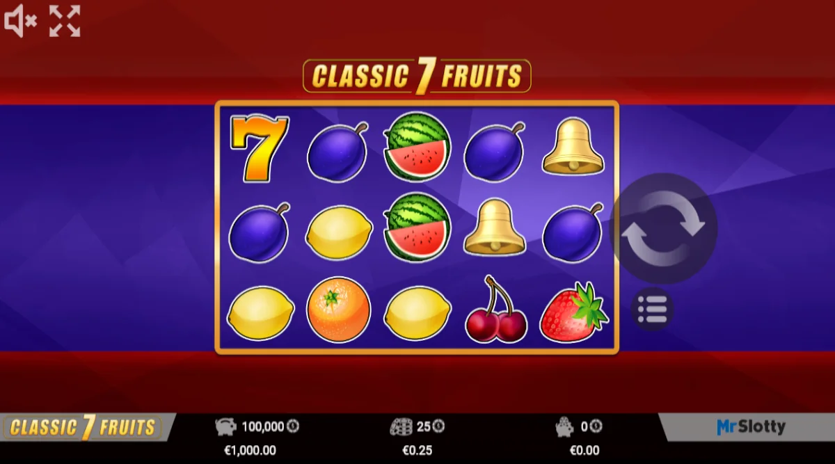 Classic 7 Fruits Slot Game