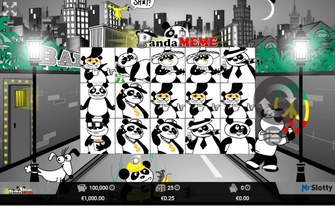 PandaMEME Slot Game