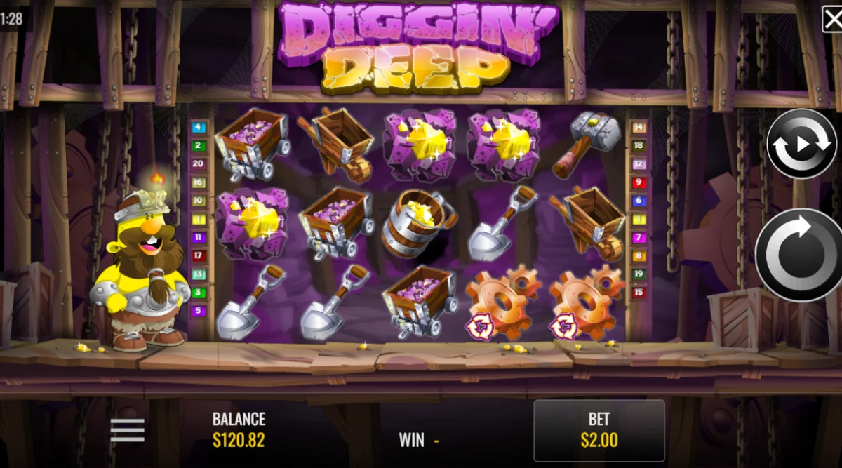 Diggin Deep Slot Game