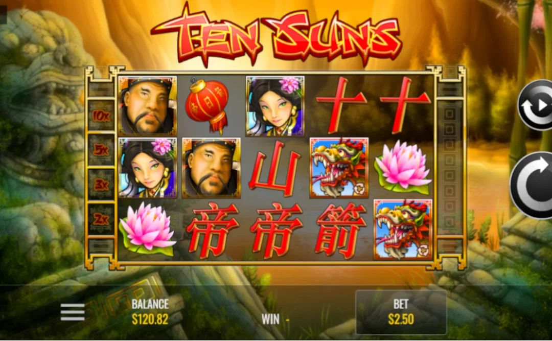 Ten Suns Slot Game