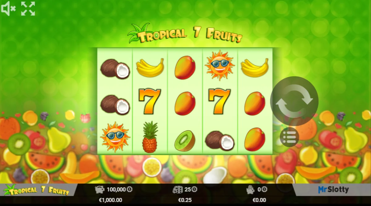 Tropical 7 Fruits Slot Game