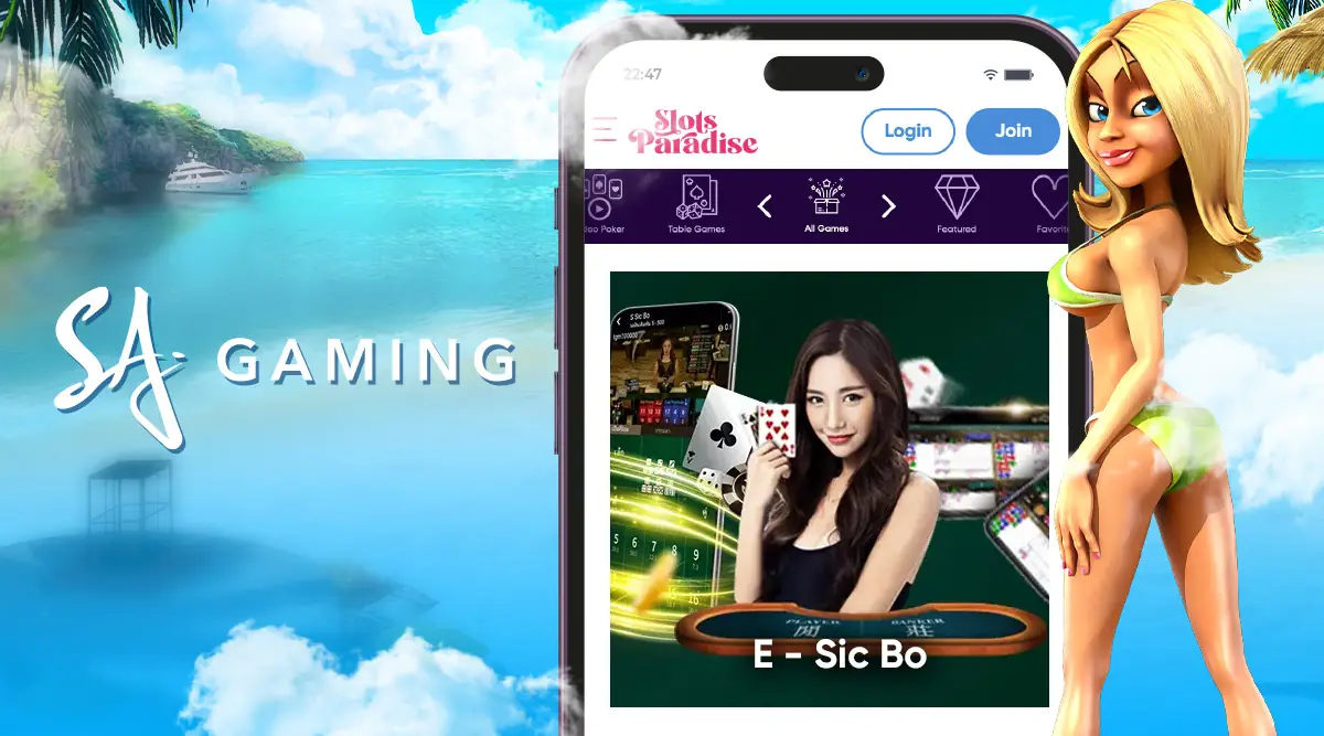 E – Sic Bo Live Dealer by SA Gaming