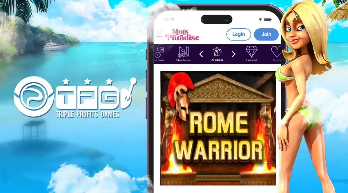 Rome Warrior Slot Game by TPG