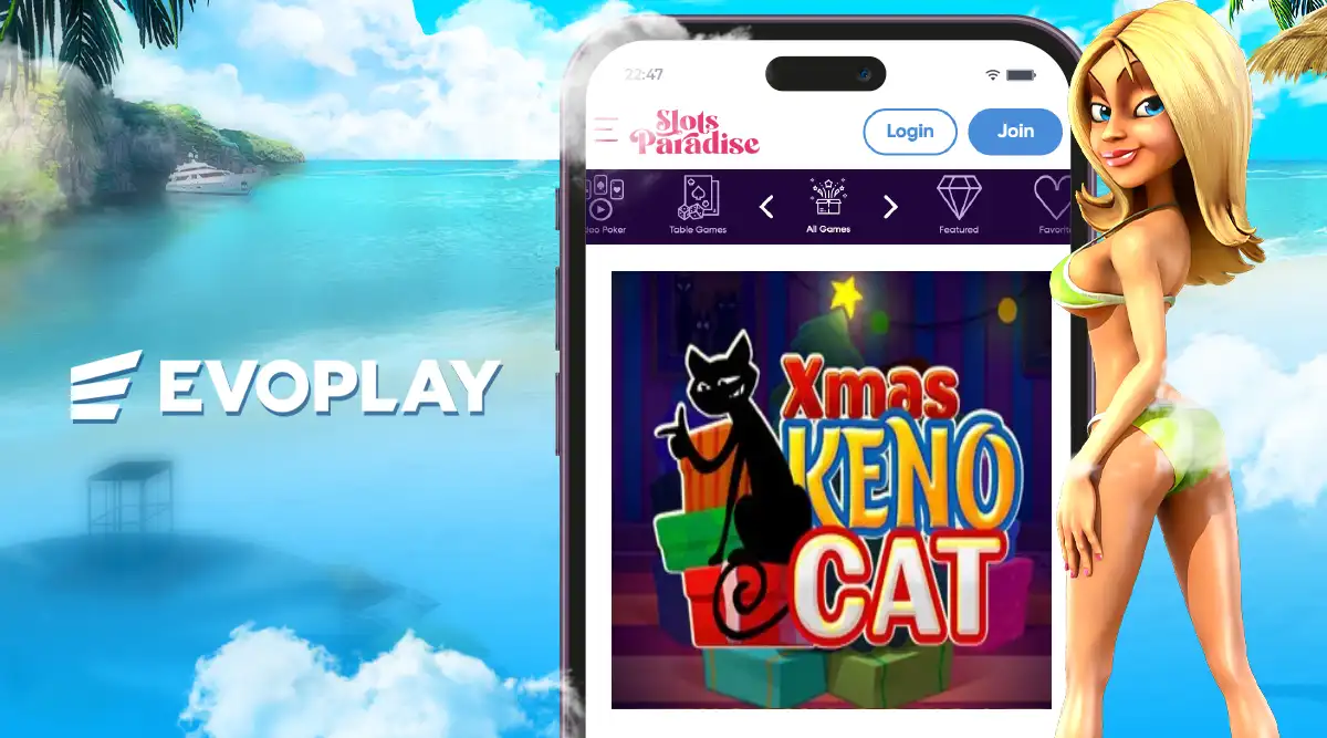 Xmas KenoCat Game by Evoplay Entertainment