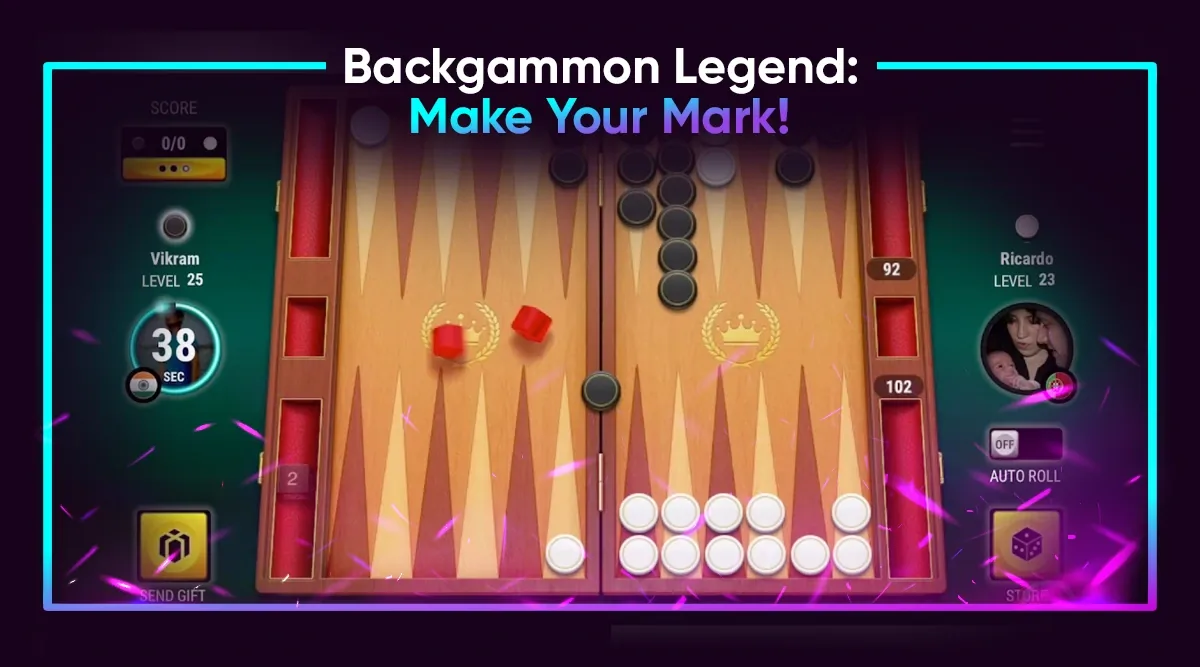 Backgammon Legend: Make Your Mark!