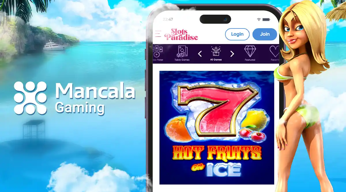 Hot Fruits on Ice Slot by Mancala Games