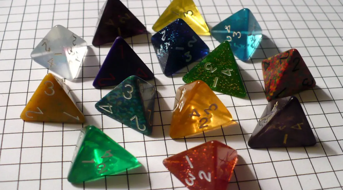 4 Sided Dice: From Four to Six, the Sides Don’t Mix!