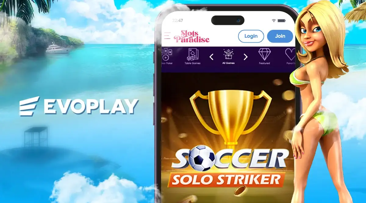 Soccer Solo Striker Casino Game