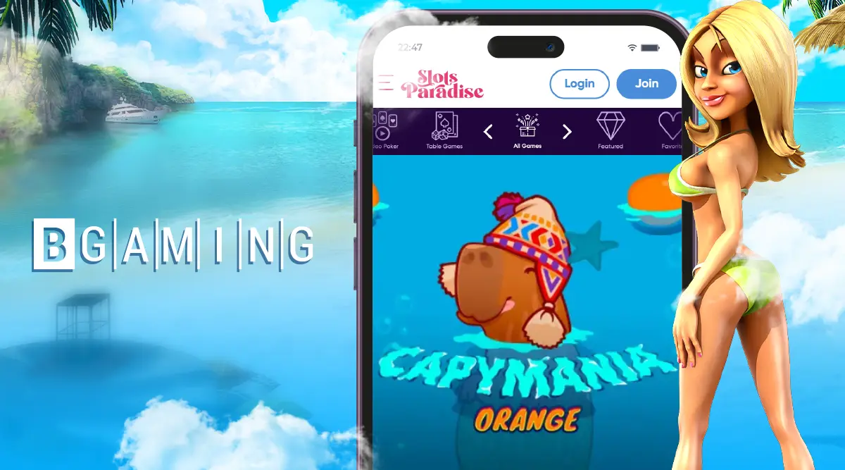 Capymania Orange Casino Game
