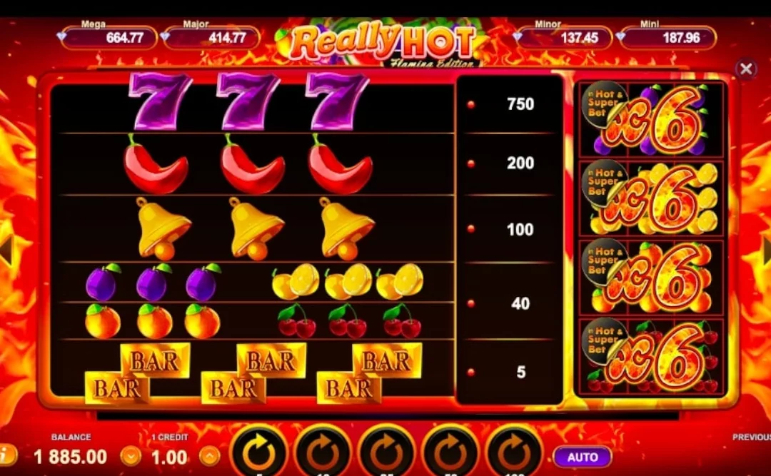 Really HOT Flaming Edition Slot Game